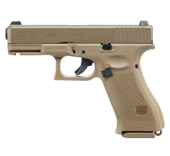 VFC UMAREX Glock Style 19X Gen 5 GBB Airsoft Pistol - TAN