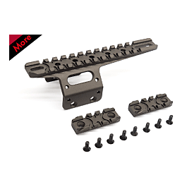 Action Army 20mm Front Rail Set for AAC T10 Rifle -FDE | Airsoft